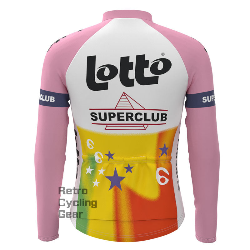 Lotto Retro-Langarmtrikot