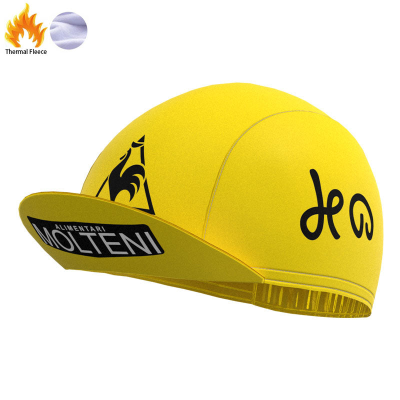 Molteni Yellow Retro Cycling Cap