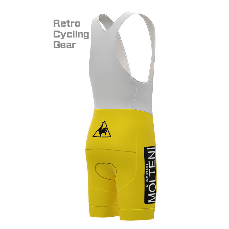 Molteni Yellow Retro Short Sleeve Cycling Kit
