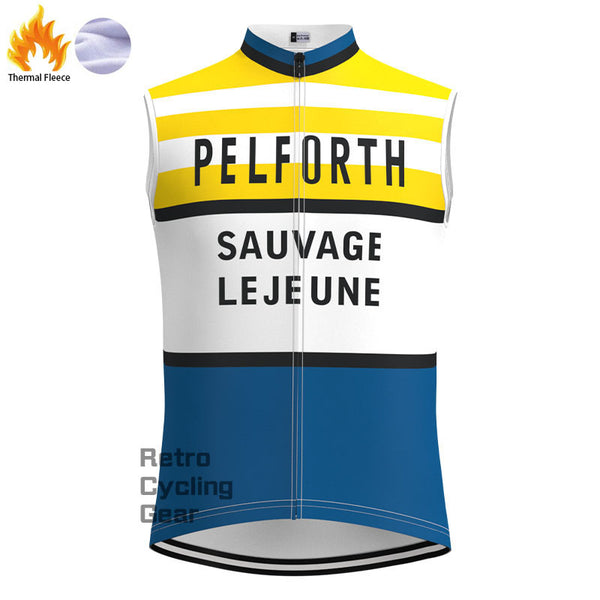 Pelforth Fleece Retro Cycling Vest