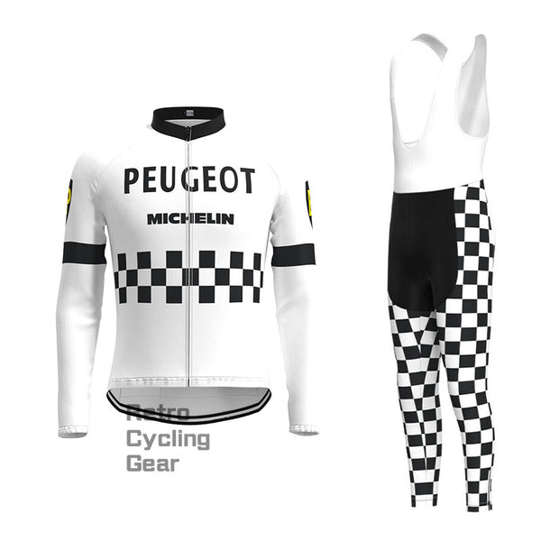 Peugeot Retro Long Sleeve Cycling Kit