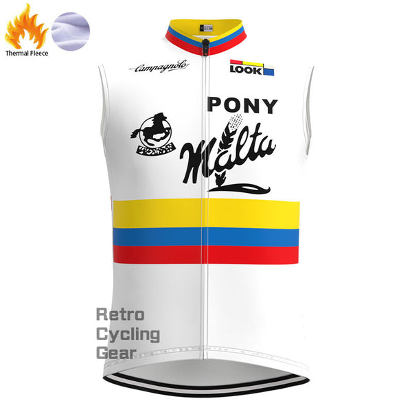 Pony Fleece Retro Cycling Vest