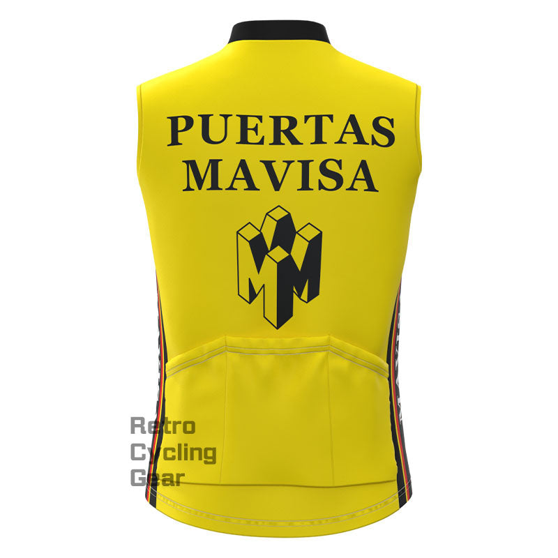 Puertas Fleece Retro Cycling Vest
