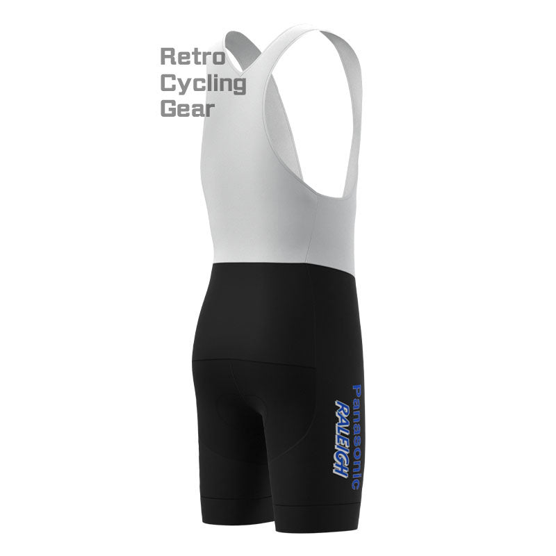 Raleigh Blue-Black Retro Short Sleeve Cycling Kit