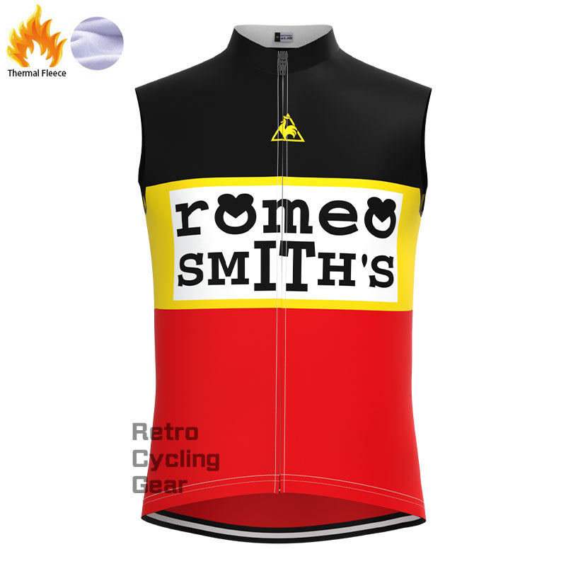 Romeo Fleece Retro Cycling Vest