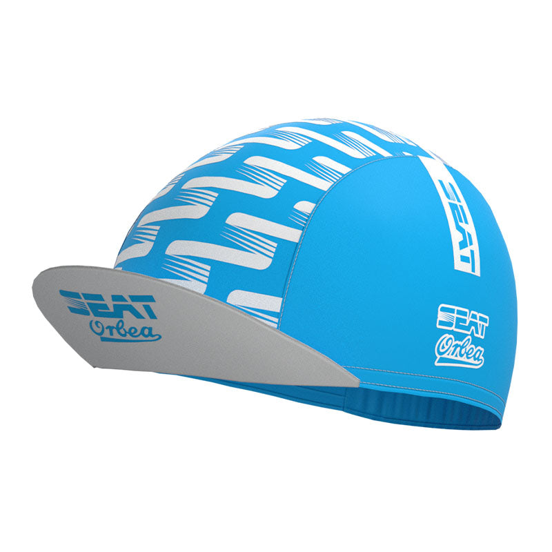 SEAT Blue Retro Cycling Cap