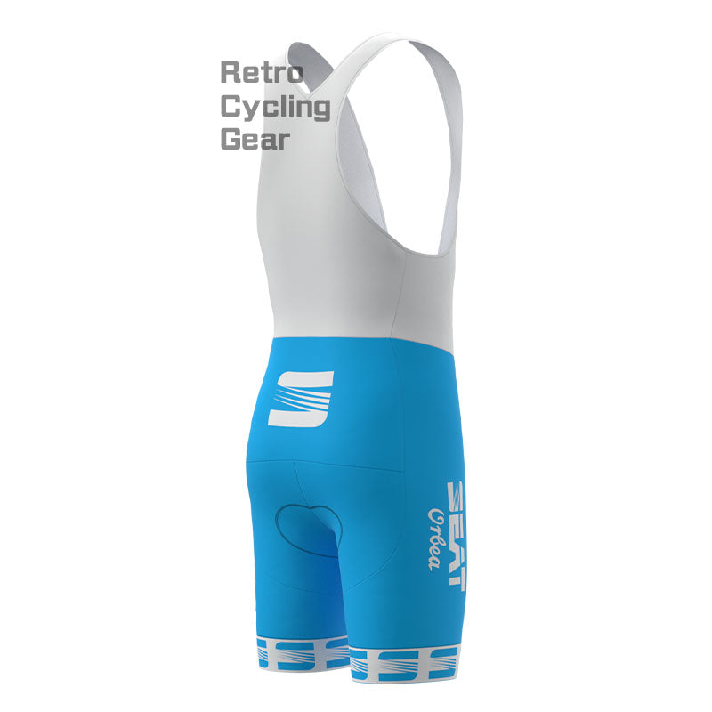 SEAT Blue Retro Short Sleeve Cycling Kit