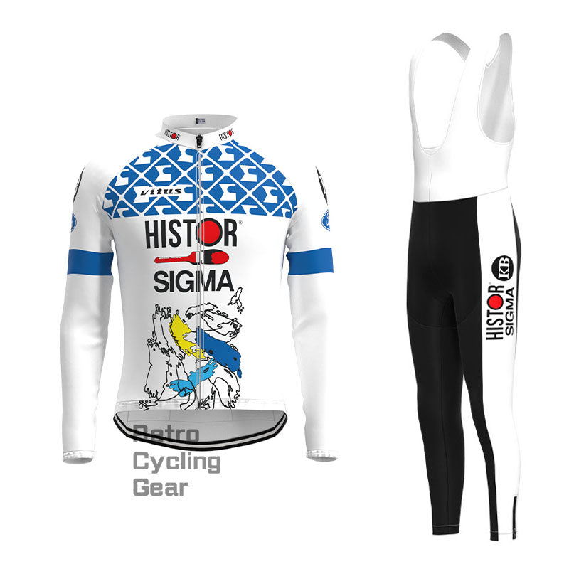 Hstor Retro Long Sleeve Cycling Kit