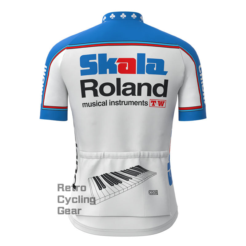 Skala Blue Retro Short sleeves Jersey