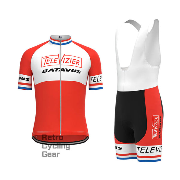 Televizier Retro Kurzarm-Fahrradset