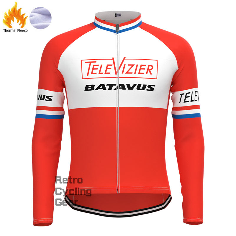 Televizier Fleece Retro Long Sleeves Jerseys – Retro Cycling Gear