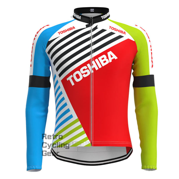 Toshiba Stripes Retro Long Sleeves Jersey