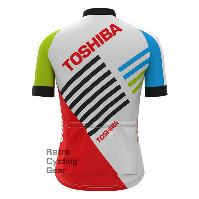 Toshiba Stripes Retro Short sleeves Jersey
