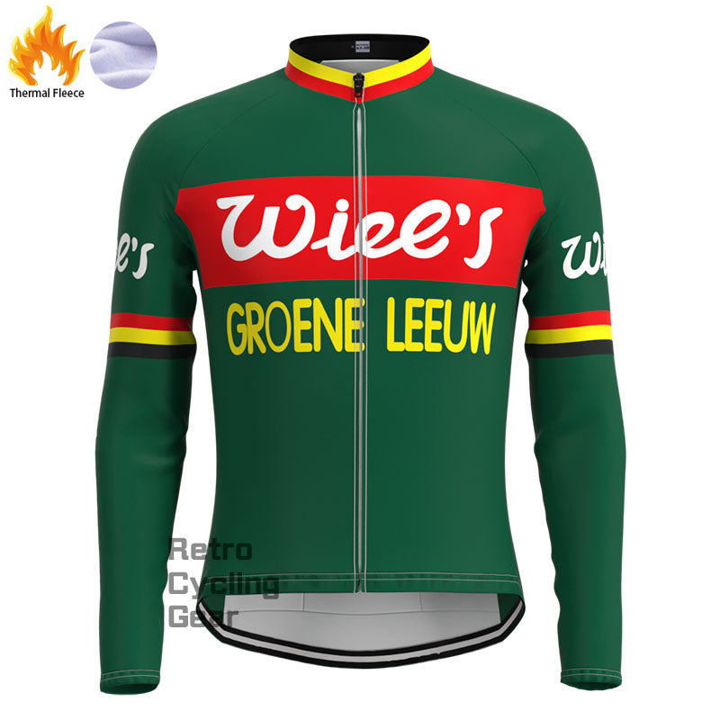 Wiee's Fleece Retro Long Sleeves Jerseys