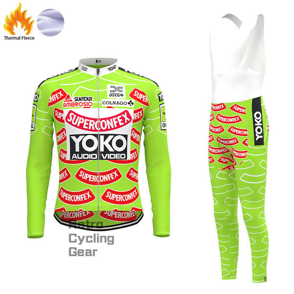 YOKO Fleece Retro Cycling Kits