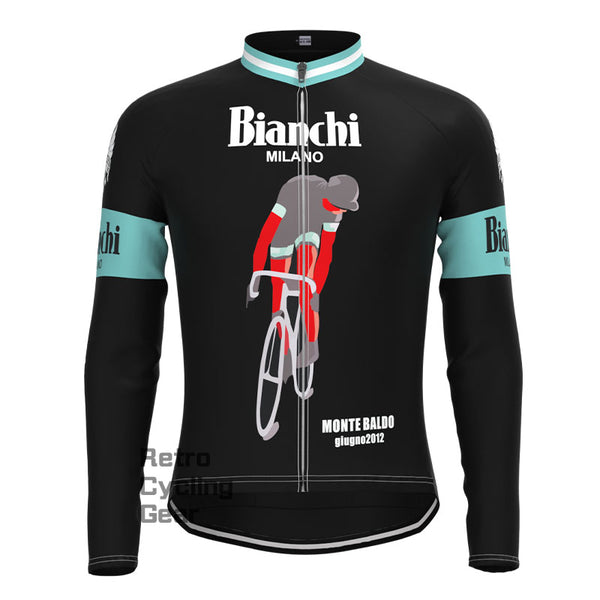 Bianchi Rider Retro Long Sleeves Jersey