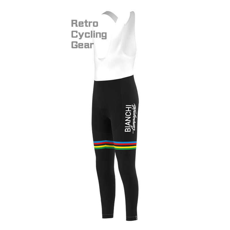 Bianchi Stripe Retro Long Sleeve Cycling Kit