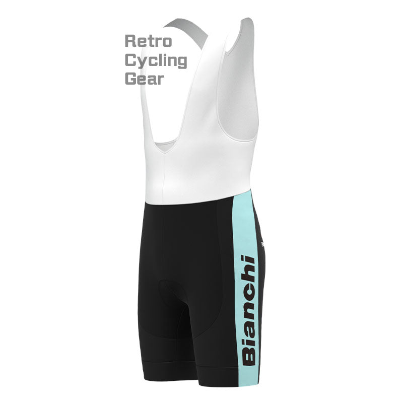 Bianchi Grey Green Retro Short Sleeve Cycling Kit