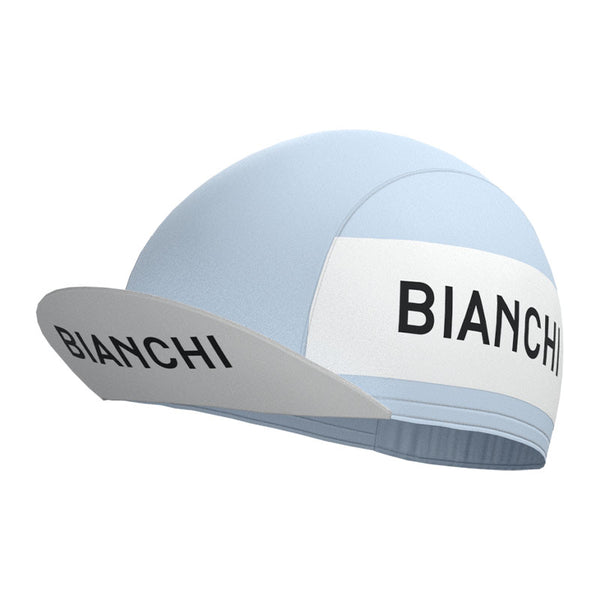 Bianchi Babyblaue Retro-Radmütze