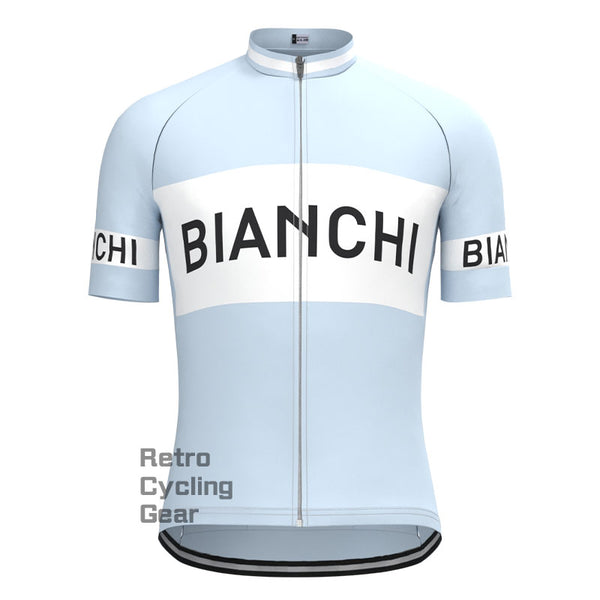 Bianchi Baby Blue Retro Short sleeves Jersey