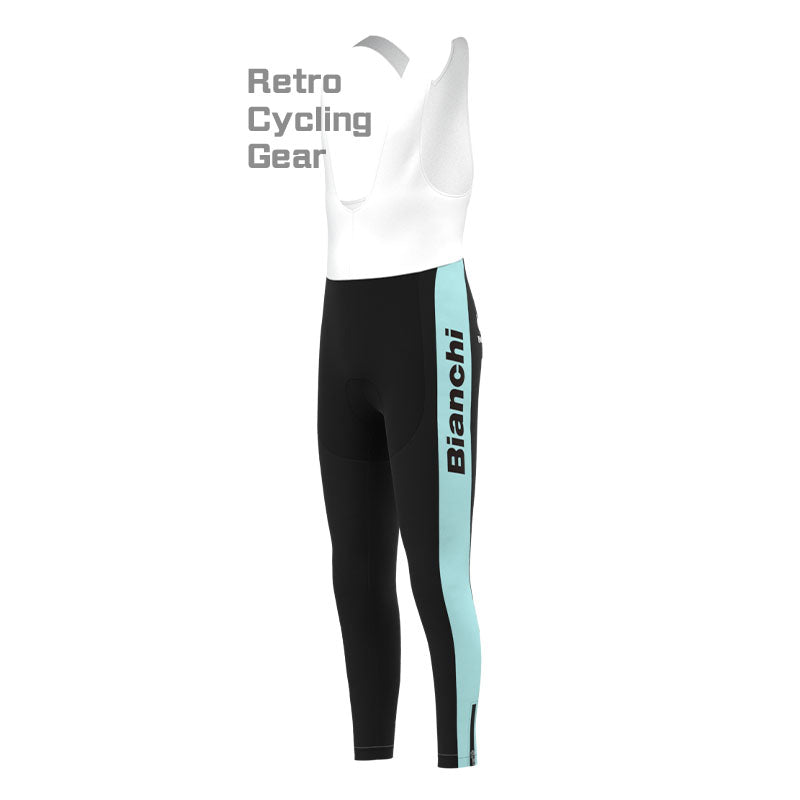 Bianchi Grau-grüne Retro-Radhose
