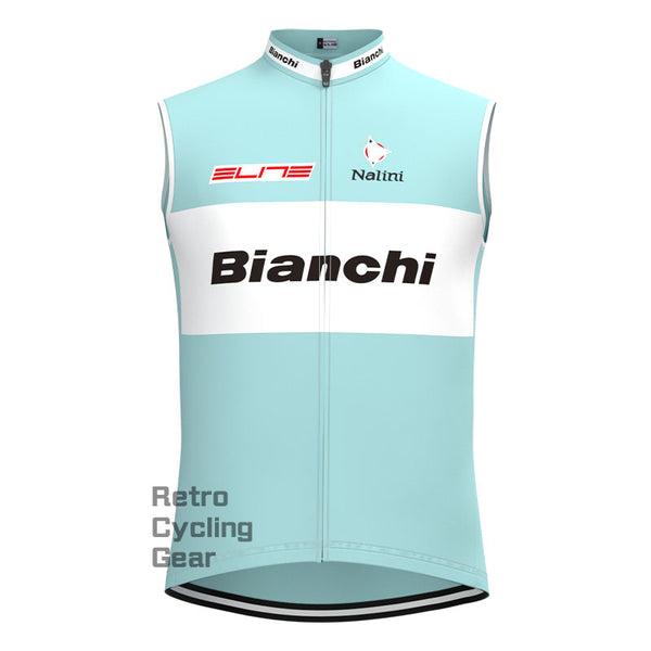 Bianchi Grey Green Retro Cycling Vest