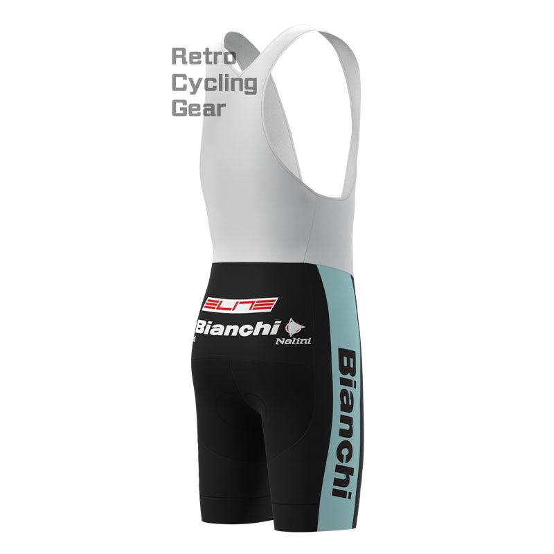 Bianchi Grey Green Retro Short Sleeve Cycling Kit