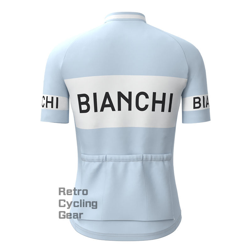 Bianchi Baby Blue Retro Short sleeves Jersey