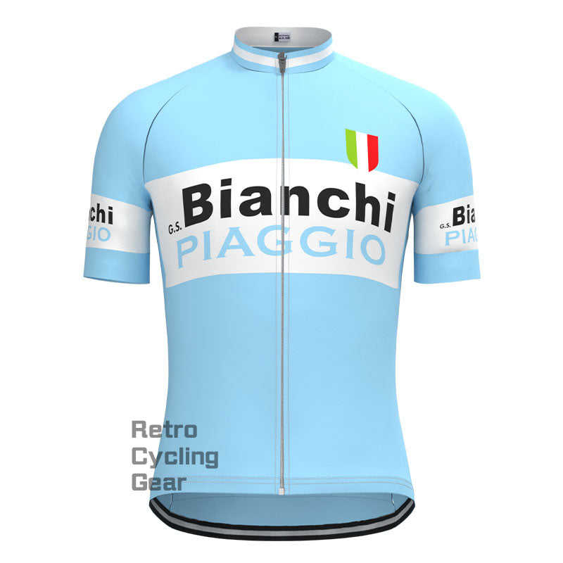 Bianchi Piaggio Retro Kortærmet Jersey