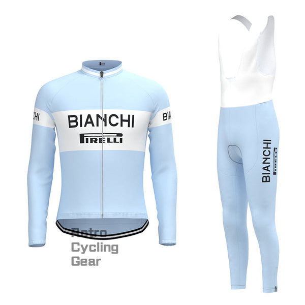 Bianchi Pirelli Retro Long Sleeve Cycling Kit
