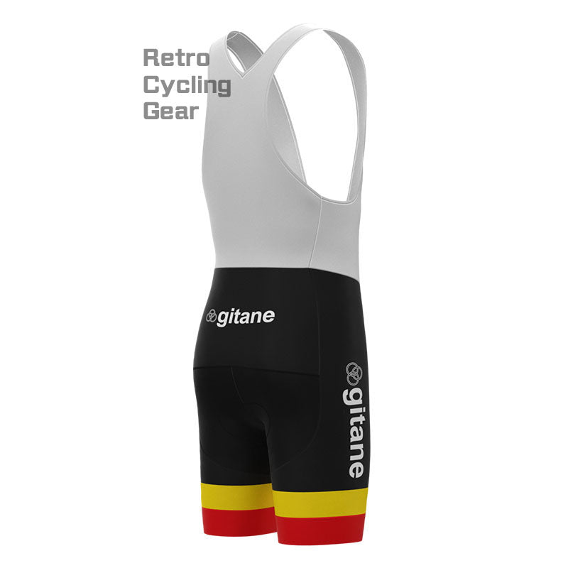 gitane Black-Red Retro Short Sleeve Cycling Kit