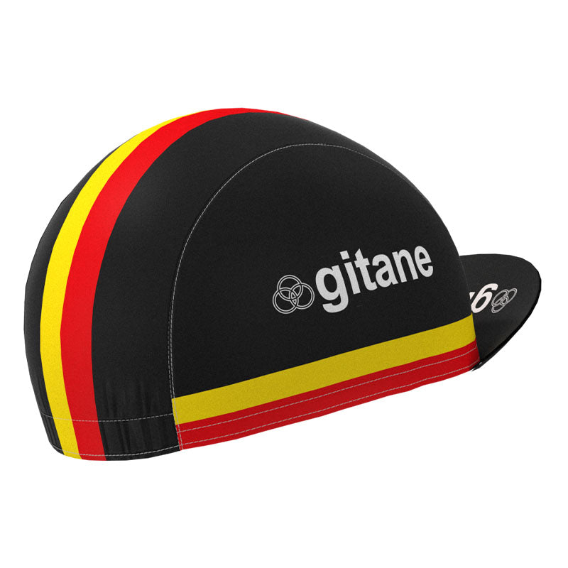 gitane Black-Red Retro Cycling Cap
