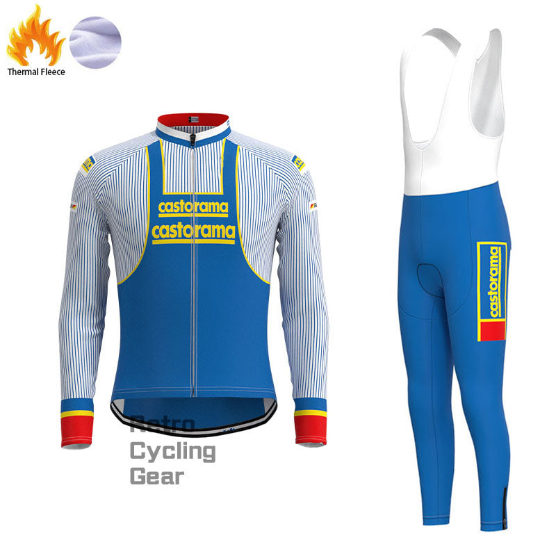 Castorama Fleece Retro-Radsport-Sets