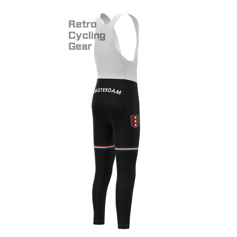 Amsterdam Black Fleece Retro Cycling Kits