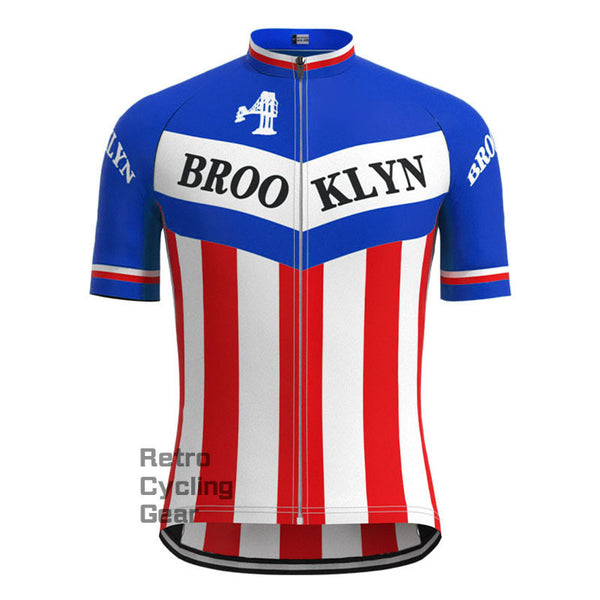 Brooklyn Blue Retro Short sleeves Jersey